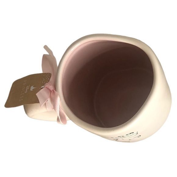 Disney Princess Rae Dunn True Love Rose Coffee Mug Pink Interior - Picture 3 of 4